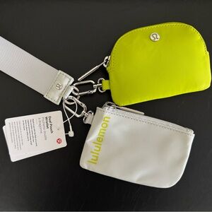 NWT Lululemon dual pouch wristlet